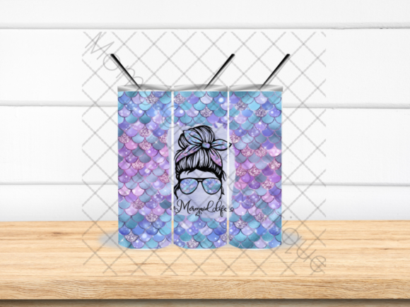 Mermaid, Tumbler, Messy Bun, Mom Life: A Creative Font for Modern Projects