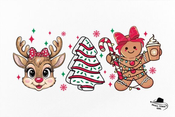 Personalized Kids Christmas Reindeer Png: Festive Design Asset