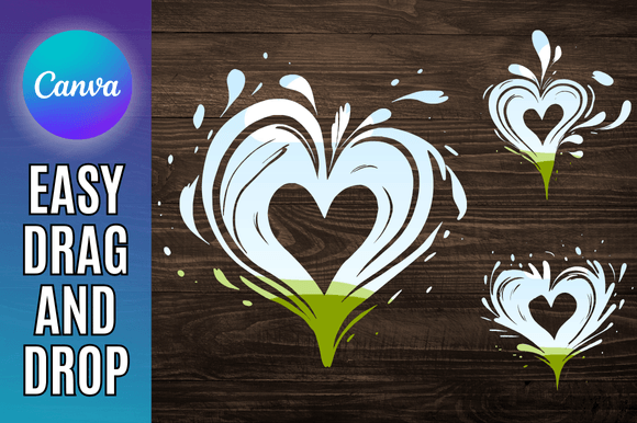 Splatter Heart Frame: Unleash Your Creative Passion