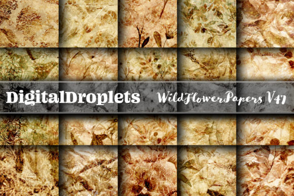 Wild Flowers Papers Vol. 47 | A Designer's Textured Canvas