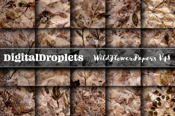 Wild Flowers Papers Vol. 48: A Designer's Textured Toolkit