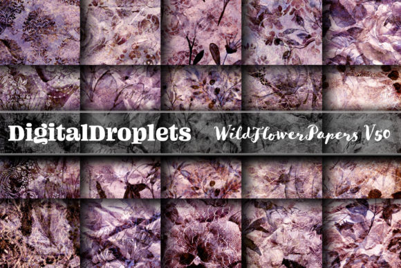 Wild Flowers Papers Vol. 50: A Dark Floral Collection